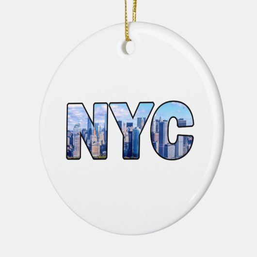 NYC KERAMISCH ORNAMENT (Links)