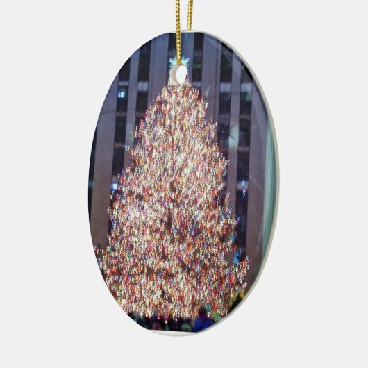 NYC kerstboomversiering Keramisch Ornament (Links)