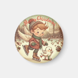 NYC-kerstengel Magneet