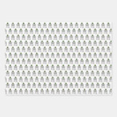 NYC Kerstmis Brooklyn Bridge Washington Square Inpakpapier Vel (Voorkant 2)