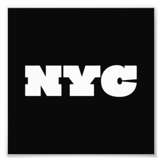 NYC Klassieker Foto Afdruk (Voorkant)