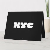 NYC Klassieker Kaart (Achterkant)