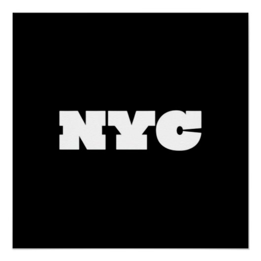 NYC Klassieker Perfect Poster (Voorkant)