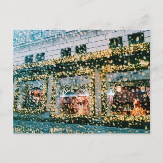 NYC Kleurrijke Glittery Sparkling Landschapsfoto Briefkaart (Voorkant)