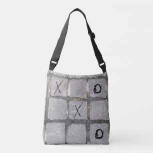 NYC Kobblestone-Tas met Tic Tac-tenboard Crossbody Tas
