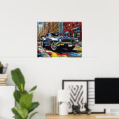 NYC Koele Auto Poster (Thuiskantoor)
