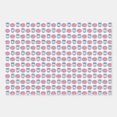 NYC Koffie en Donuts Breakfast Food Doughnuts Inpakpapier Vel (Voorkant)