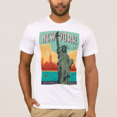 NYC - Lady Liberty T-shirt (Voorkant)