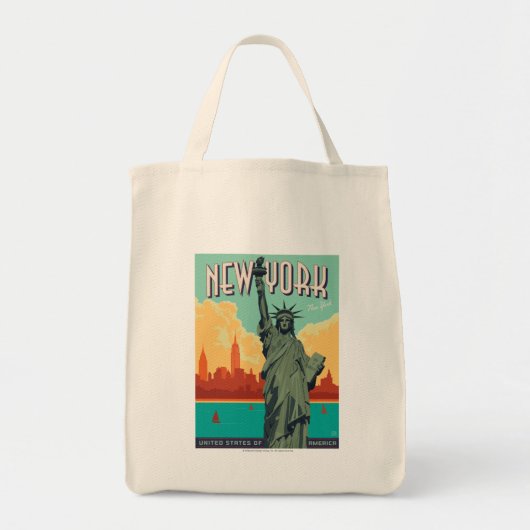 NYC - Lady Liberty Tote Bag (Voorkant)