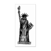 NYC Lady Statue of Liberty New York City Landmark Rubberstempel (Afrduk)