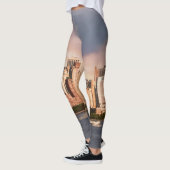 NYC Lager Manhattan Skyline met Gepersonaliseerde Leggings (Links)