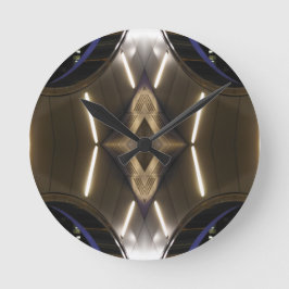 NYC Landmarks Futuristic Unusual Urban Elegance Ronde Klok