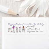 NYC Landmarks New York City Easter Labels (Insitu)