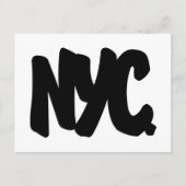 NYC-letters Briefkaart (Voorkant)