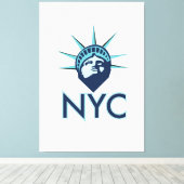 NYC Liberty Canvas Afdruk (Insitu (Houten vloer))