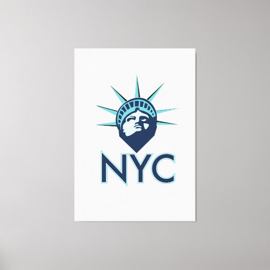 NYC Liberty Canvas Afdruk (Voorkant)