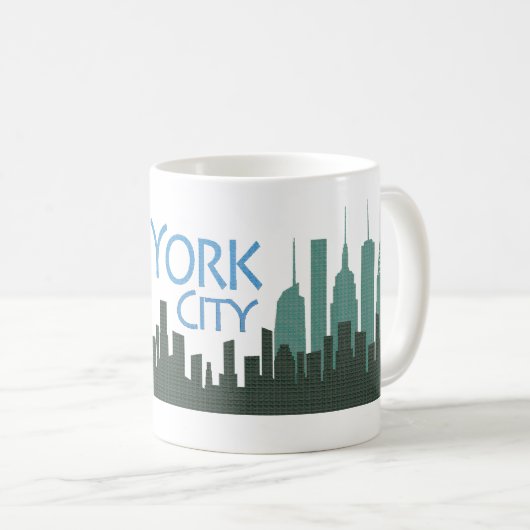 NYC Liberty Skyline mok (Voorkant rechts)