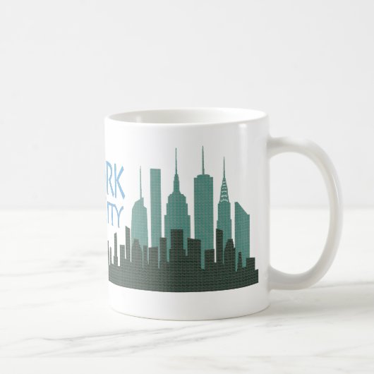 NYC Liberty Skyline mok (Rechts)