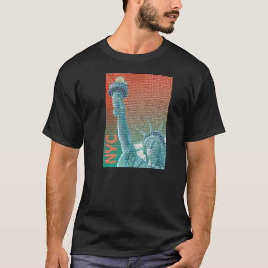 NYC Liberty Theme T-Shirt (Voorkant)