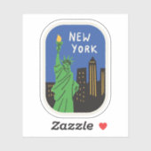 NYC Lover Design, New York Sticker (Vel)