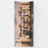 NYC Lower Manhattan Skyline BIG Retirement Banner (Verticaal)