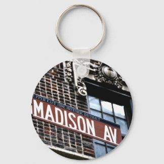 NYC Madison Ave Sleutelhanger