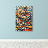 NYC MAJESTY-2A CANVAS AFDRUK (Insitu (Houten vloer))