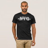 Nyc Manhattan New York City Distress Text T-shirt (Voorkant volledig)