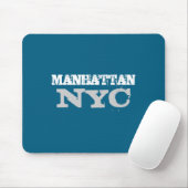 Nyc Manhattan New York City Elegant Black Template Muismat (Met muis)