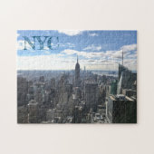 NYC Manhattan Zonnige Skyline Empire State Legpuzzel (Horizontaal)