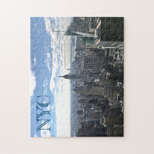 NYC Manhattan Zonnige Skyline Empire State Legpuzzel (Verticaal)