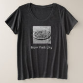 NYC Manhole Hoesje Dames Plus-size T-shirt (Design voorkant)