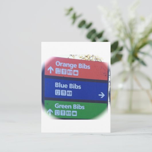 NYC MARATHON BIBS BRIEFKAART (Staand voorkant)