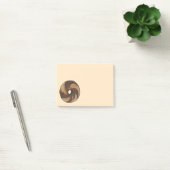 NYC Marble Rye Bagel Breakfast Foodie Post Post-it® Notes (Kantoor)