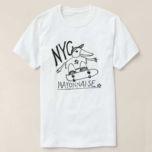 NYC Mayonnaise T-shirt (Design voorkant)