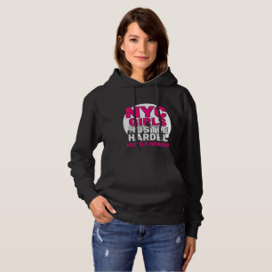 NYC Meisjes Werken Harder Hoodie