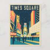 NYC met prachtige Times Square Briefkaart (Voorkant)