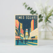 NYC met prachtige Times Square Briefkaart (Staand voorkant)