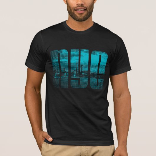 NYC met Skyline T-shirt (Voorkant)