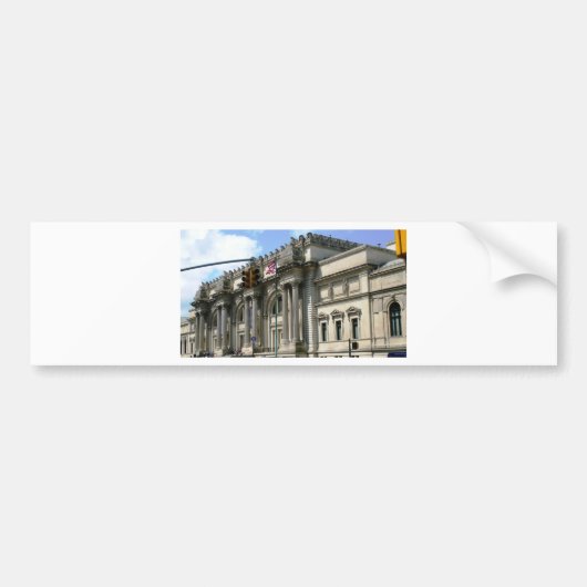 NYC Metropolitan Museum Bumpersticker (Voorkant)