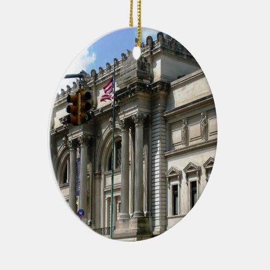 NYC Metropolitan Museum Keramisch Ornament (Rechts)