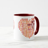 NYC-mokken - kies stijl en kleur Mok (Voorkant rechts)