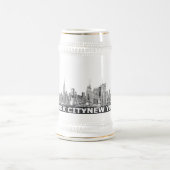 NYC monochrome skyline tekst Bierpul (Center)