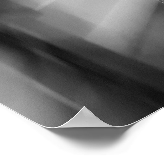 NYC Monochroom Abstract Poster (Hoek)