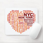 NYC mousepad Muismat (Met muis)