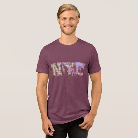 NYC naam grafisch T-shirt (Voorkant volledig)