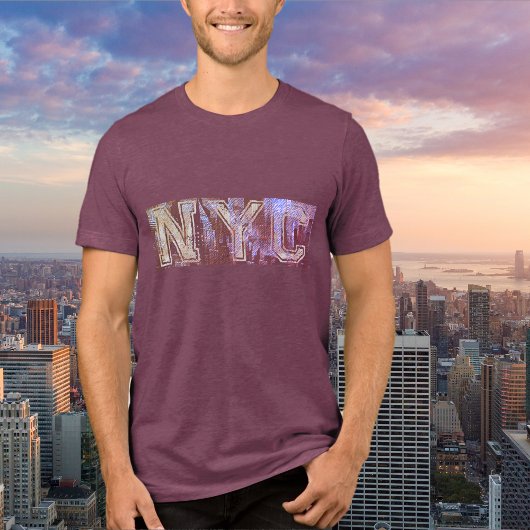 NYC naam grafisch T-shirt