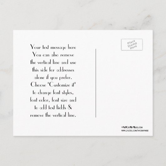 NYC Navy Blue Skyline Silhouet Save the Date Aankondigingskaart (Achterkant)