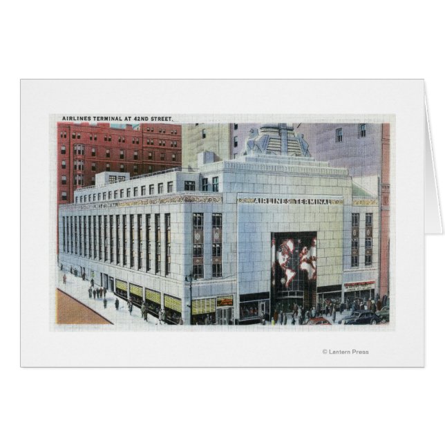 NYC, New York42nd Street Uitzicht of Terminals (Voorkant Horizontaal)