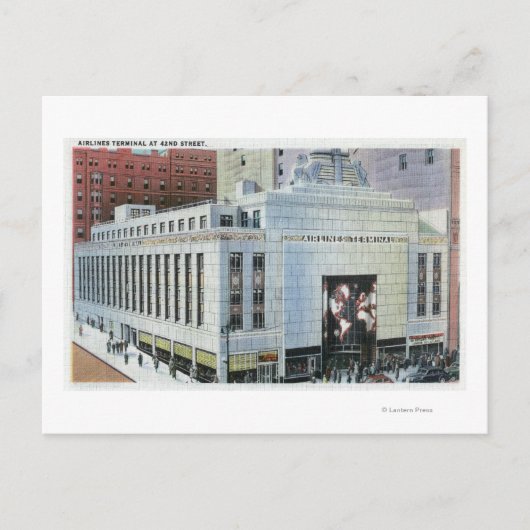NYC, New York42nd Street Uitzicht of Terminals Briefkaart (Voorkant)